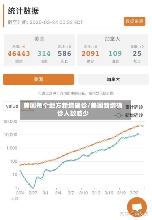 美国每个地方新增确诊/美国新增确诊人数减少