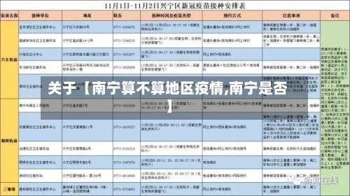 关于【南宁算不算地区疫情,南宁是否】-第1张图片