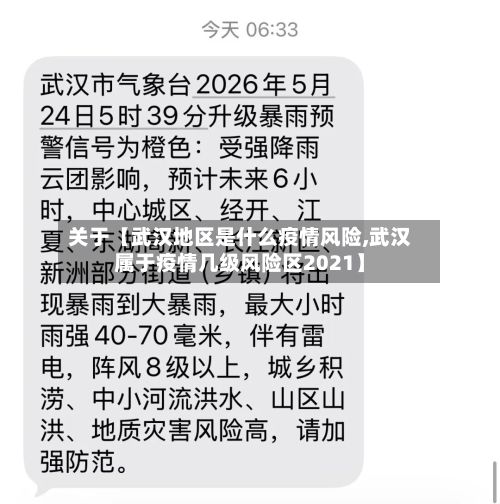 关于【武汉地区是什么疫情风险,武汉属于疫情几级风险区2021】-第3张图片