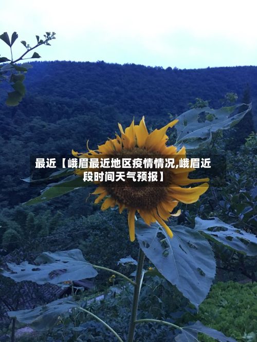 最近【峨眉最近地区疫情情况,峨眉近段时间天气预报】
