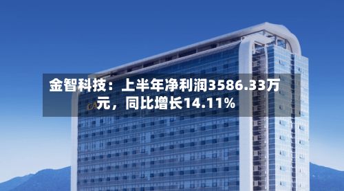 金智科技：上半年净利润3586.33万元，同比增长14.11%-第2张图片