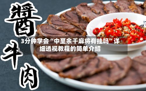 3分钟学会“中至余干麻将有挂吗”详细透视教程的简单介绍-第2张图片