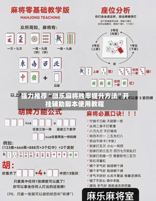 强力推荐“微乐麻将胜率提升方法”开挂辅助脚本使用教程