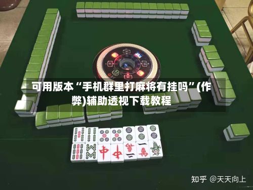 可用版本“手机群里打麻将有挂吗”(作弊)辅助透视下载教程-第2张图片