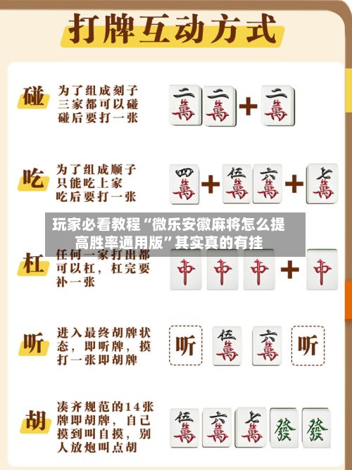 玩家必看教程“微乐安徽麻将怎么提高胜率通用版”其实真的有挂-第3张图片