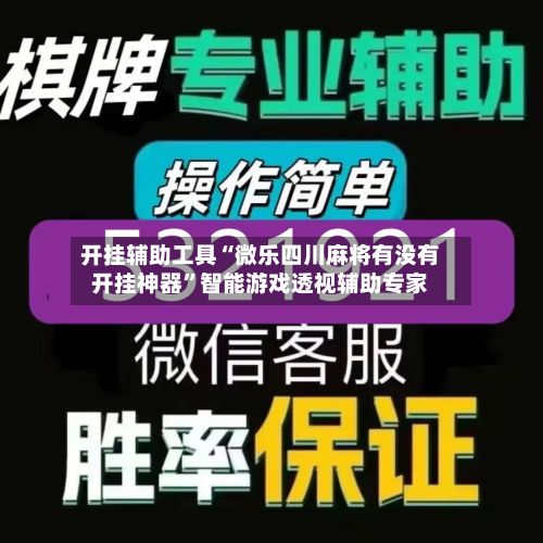 开挂辅助工具“微乐四川麻将有没有开挂神器”智能游戏透视辅助专家-第3张图片