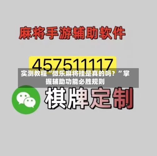 实测教程“微乐麻将挂是真的吗？	”掌握辅助功能必胜规则-第3张图片