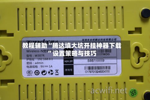 教程辅助“腾达填大坑开挂神器下载”设置策略与技巧-第2张图片