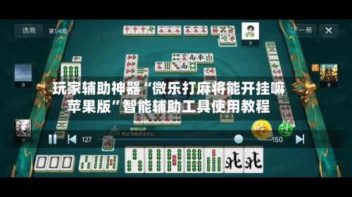 玩家辅助神器“微乐打麻将能开挂嘛苹果版”智能辅助工具使用教程