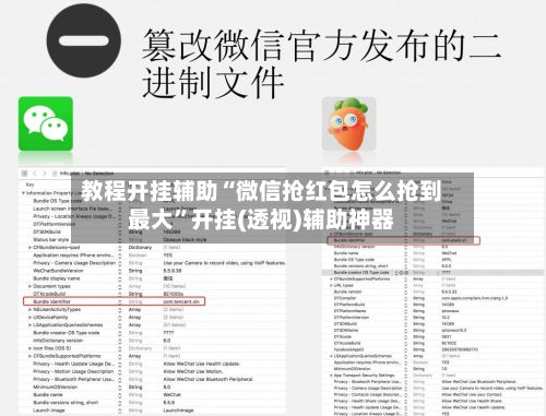 教程开挂辅助“微信抢红包怎么抢到最大	”开挂(透视)辅助神器-第2张图片