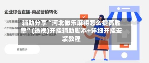 辅助分享“河北微乐麻将怎么提高胜率”(透视)开挂辅助脚本+详细开挂安装教程-第3张图片