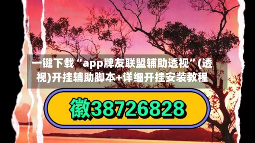 一键下载“app牌友联盟辅助透视”(透视)开挂辅助脚本+详细开挂安装教程