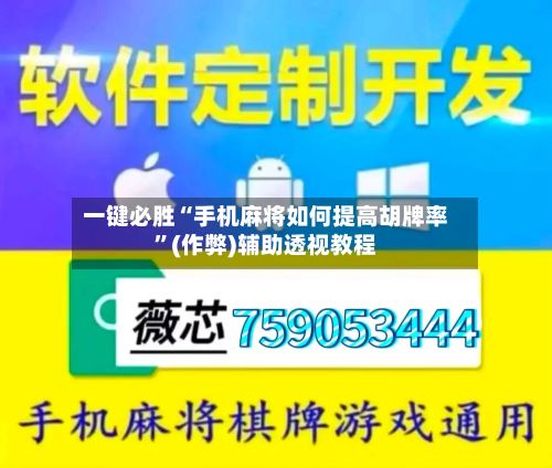 一键必胜“手机麻将如何提高胡牌率”(作弊)辅助透视教程-第2张图片