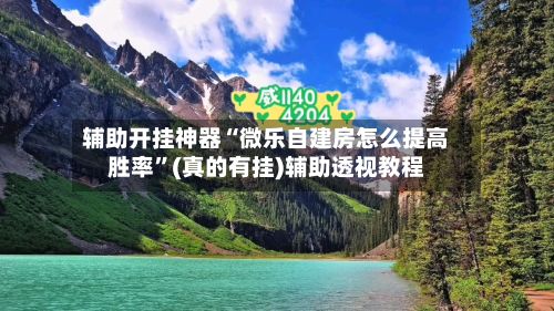 辅助开挂神器“微乐自建房怎么提高胜率”(真的有挂)辅助透视教程
