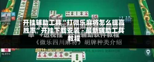 开挂辅助工具“打微乐麻将怎么提高胜率”开挂下载安装 - 最新辅助工具教程-第2张图片