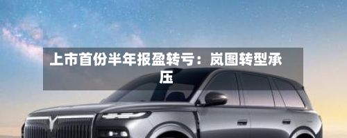 上市首份半年报盈转亏：岚图转型承压-第3张图片