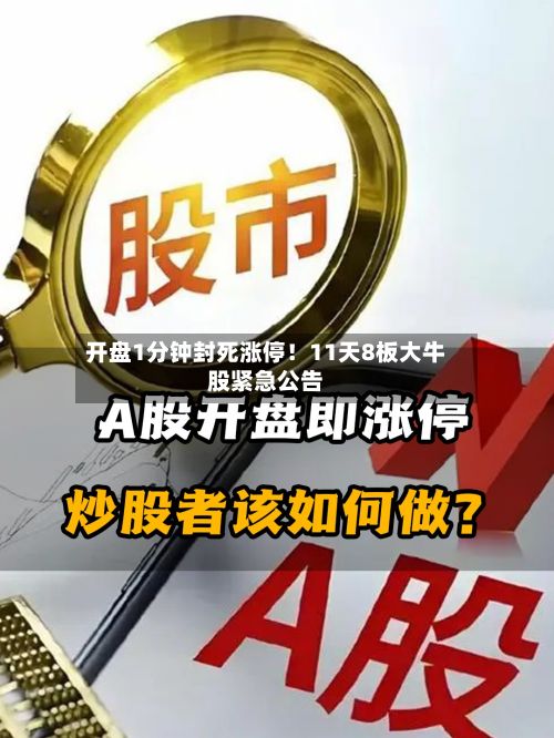 开盘1分钟封死涨停!11天8板大牛股紧急公告-第2张图片